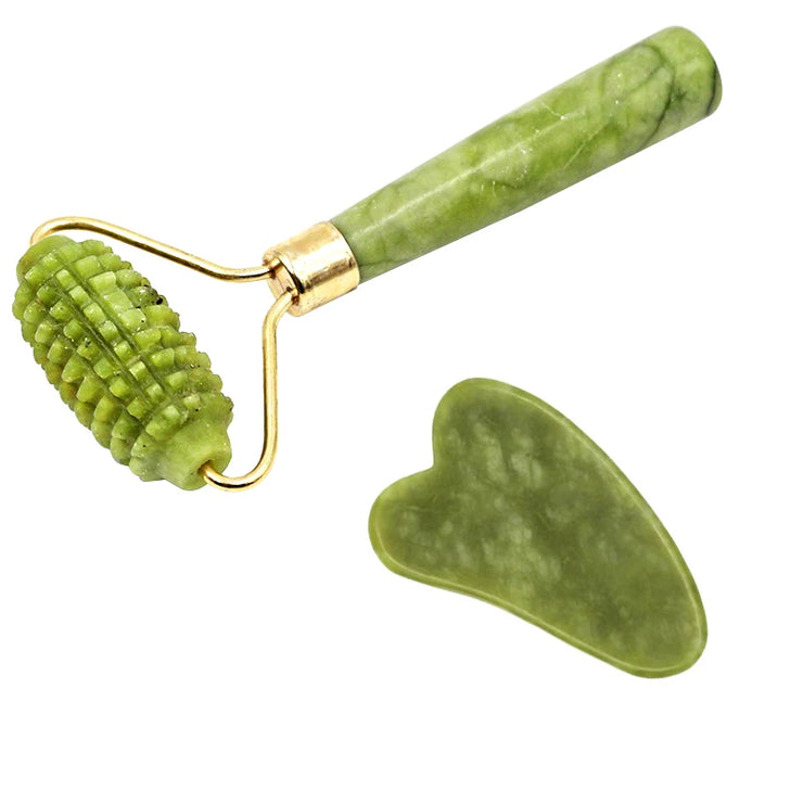 Imperial Jade Gua Sha Stone Face Sculpting Set